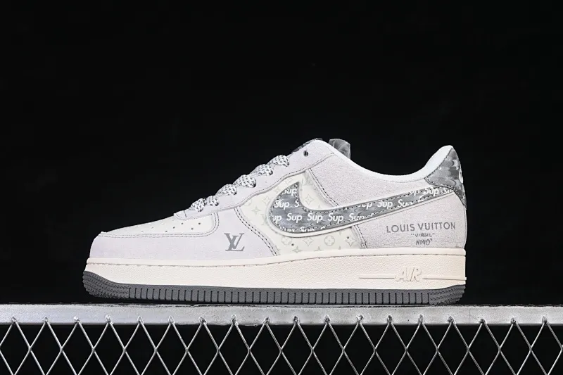 All categories Nk Air Force 1 Air Force series Nk Air Force 1 Low Air Force low-top Nike Air Force 1'07 Low joint model light gray frosted Air Force 1 low-top casual sneakers CX5050-Y48